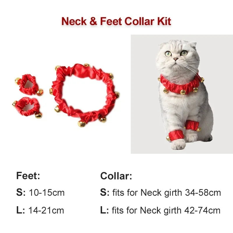 Santa Claus Pet Costume – Christmas Dress-Up for Dogs & Cats