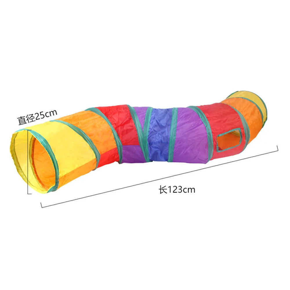Collapsible 3-Way Cat Tunnel