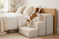 Detachable Fleece Pet Steps – 3-Step Stairs for Bed & Sofa