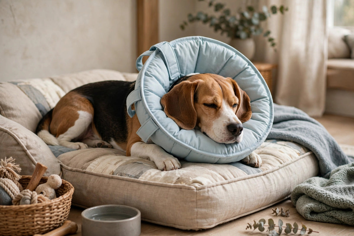 Soft Recovery Cone Collar – Adjustable Post-Surgery E-Collar