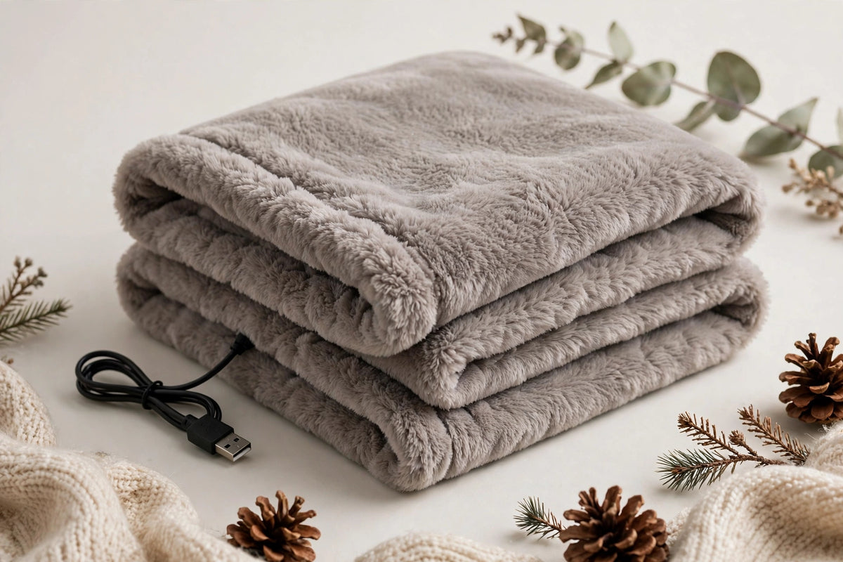 USB Heated Pet Blanket – Low-Voltage Electric Heating Pad
