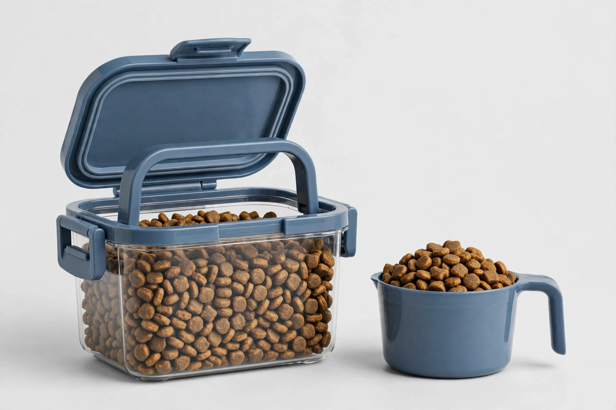 Airtight Dog Travel Food Container – Portable Storage
