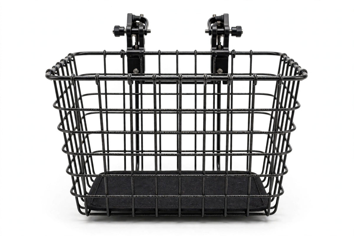 Dog Bicycle Carrier Basket – Front Handlebar Iron Basket
