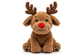 Reindeer Plush Squeaky Dog Toy – Christmas Plush Toy